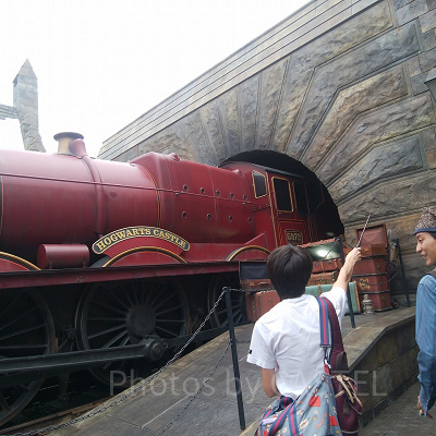 USJワンド・マジックの魔法スポット/旅行カバンを開ける魔法