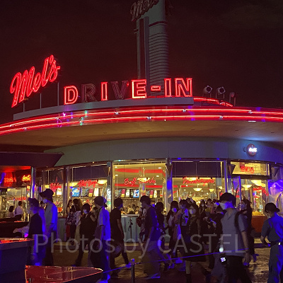 USJ平日さく飲みトワイライト・パス：夜のメルズドライブイン