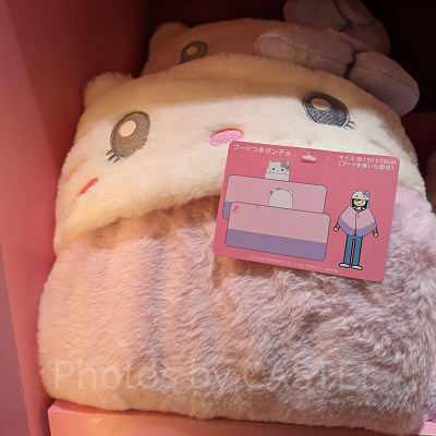 USJ冬グッズ/キティのフード付きポンチョ