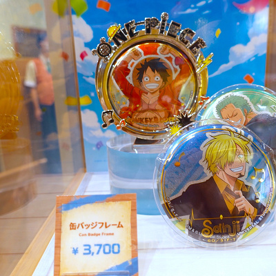 USJ×ワンピースコラボグッズ：缶バッジフレーム