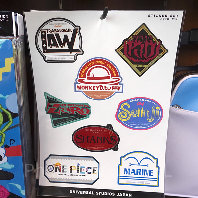  USJ×ワンピースコラボグッズ：ステッカーセット