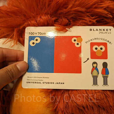 USJ2024冬グッズ/セサミストリートのブランケット