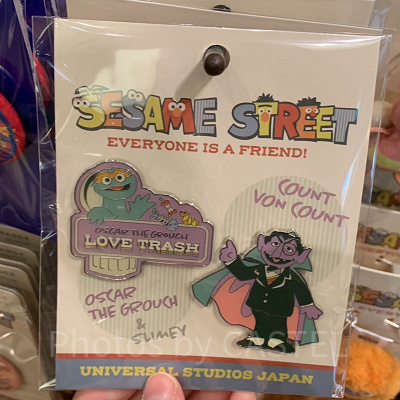 USJ2023/セサミストリートのピンバッジ