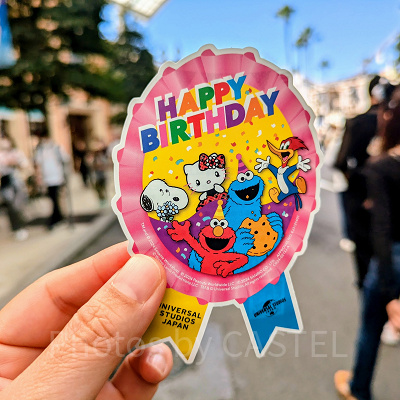 USJ／お誕生日シール