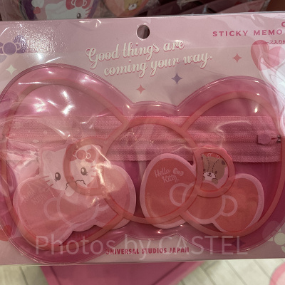USJ/ハローキティのケース入りふせんセット