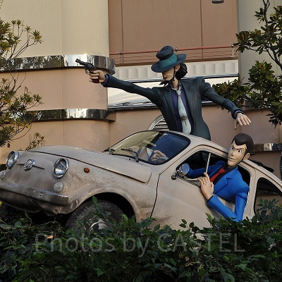 USJのルパン三世XRライドのオブジェ(クールジャパン2019)