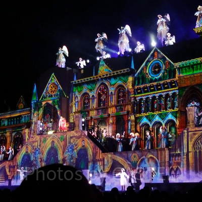 USJの「天使のくれた奇跡Ⅲ」/天使の登場