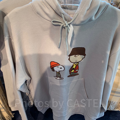 スヌーピー＆チャーリー・ブラウンのフード付きパーカー