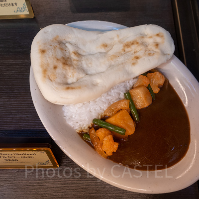 ディズニーシー食べ物：ベジタブルカリー（中辛）