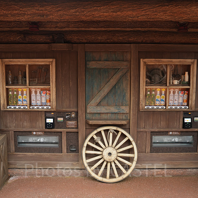 トムソーヤ島の中にある自動販売機