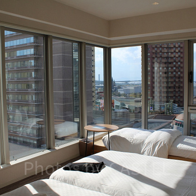 コーナーソファツイン ハイフロアからの眺め