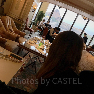 ソファー席からの眺め