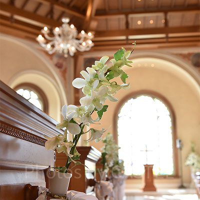 チャペルミラコスタのバージンロード