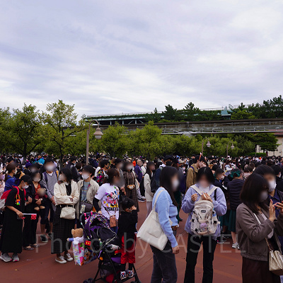 ディズニーシーの開園待ち