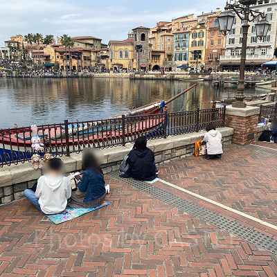 ハーバーグリーティング待ちの様子（2022年4月7日11時ごろ）