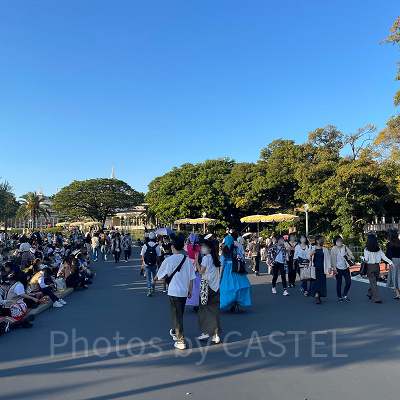 ザ・ヴィランズ・ロッキン・ハロウィーン待ちの様子 2022年10月1日(土)16時30分ごろ