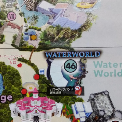 ウォーターワールドのパークマップ／USJスタジオガイド（2021年3月版）
