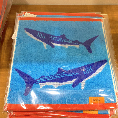 ジンベエザメのハンドタオル