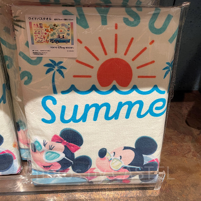 ワイドバスタオル(ディズニー夏グッズ2025SUNNY SUNNY Summer