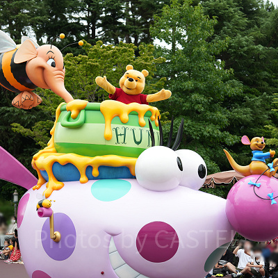 ドリーミングアップに登場するプーさん