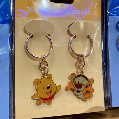 くまのプーさん＆ティガーのディズニーペアキーチェーン