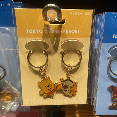 プーさん＆ティガーペアキーホルダー