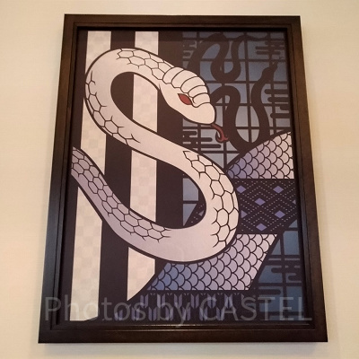 「藤の花の食事処」店内の装飾