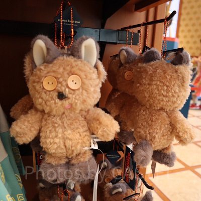 オオカミティムのぬいぐるみキーチェーン（ユニバハロウィングッズ2023）