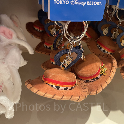 ウッディの帽子キーチェーン