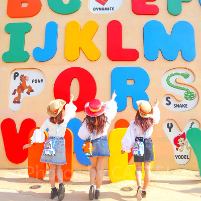 ウッディのファンキャップコーデ