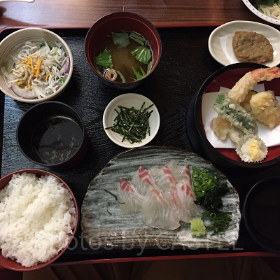 海の近くならではの新鮮な魚介が楽しめます