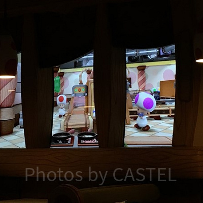 キノピオカフェではキノピオと会える