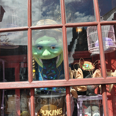 ゾンコのいたずら専門店ショーウインドウ