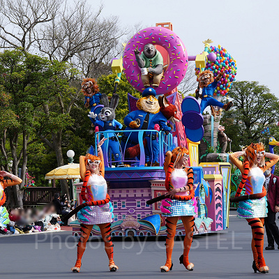 ズートピアのフロート