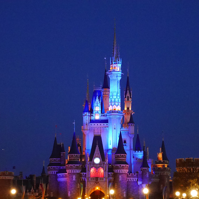 夜のシンデレラ城 キャステル Castel ディズニー情報
