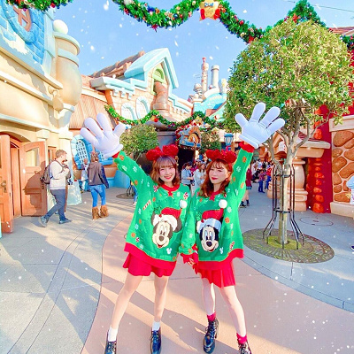 ドナルドとデイジーコーデ キャステル Castel ディズニー情報