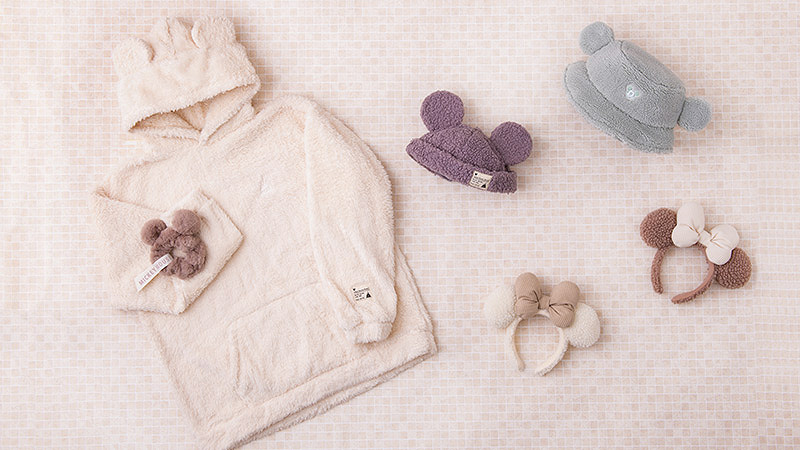 【10/6発売】ディズニーふわふわモコモコグッズ！ カチューシャやハットなどのあったかファッショングッズ