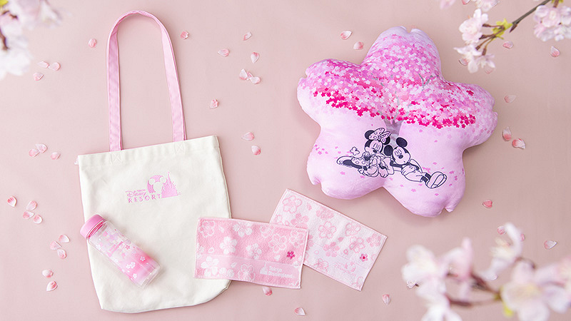 【2/2発売】ディズニー桜グッズ2023を全種類紹介！桜型のクッションが登場！