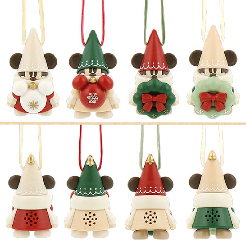 ディズニークリスマス2024 カプセルトイ　リルリンリンカプセルトイ　フルコンプ 2024リルリンリンのディズニーガチャガチャ(カプセルトイ)のデザイン