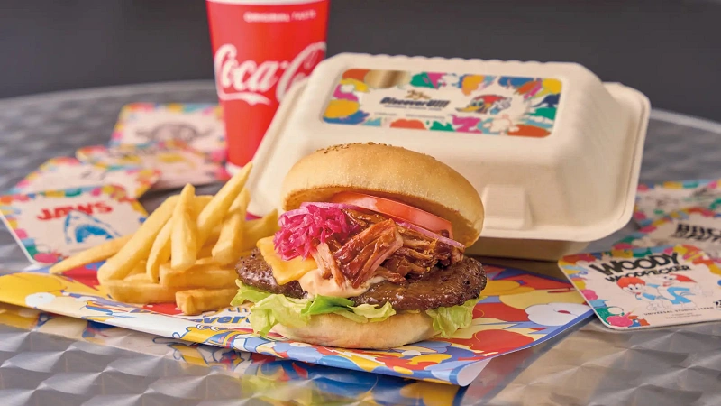 アメリカンダイナー メルズドライブイン ハンバーガーセット　食品サンプル USJのハンバーガー】メルズ・ドライブインのメニュー＆場所まとめ