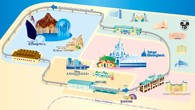 ディズニーのモノレール】値段＆フリーきっぷまとめ！ディズニー