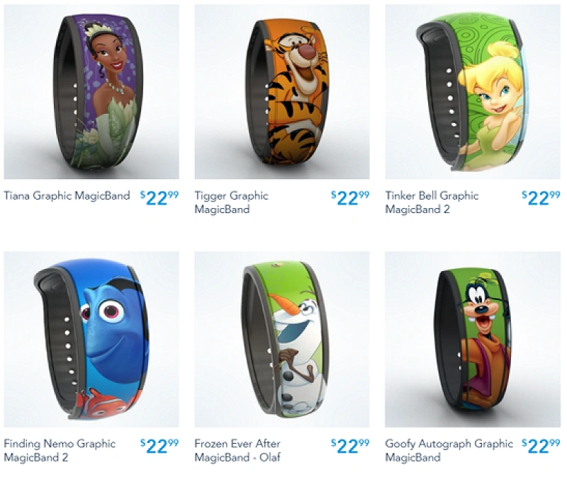 日本未上陸！ディズニー「マジックバンド」デザインや色がたくさん