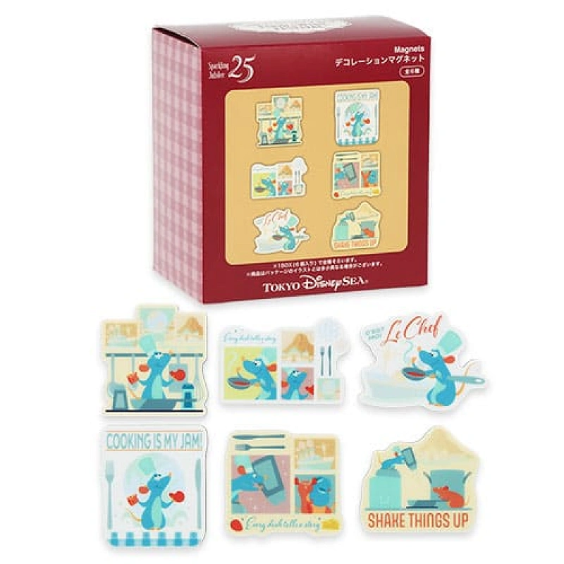全6種ディズニーシー レミーデコレーションマグネット 6個セット 4/8発売】ディズニーシーのフード＆ワインフェスティバルグッズ2026