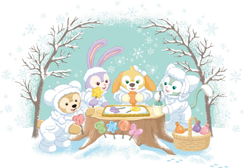 11/1〜】ダッフィー＆フレンズのホワイト・ウィンタータイム