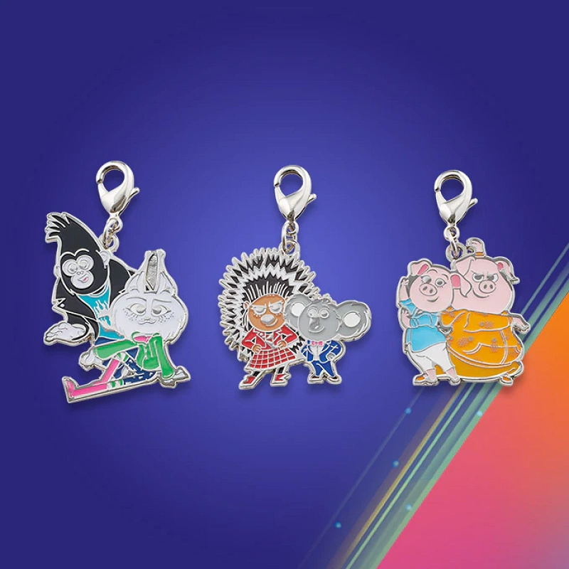 SING 2　シング UNIVERSAL　５体セット　　プライズ品　新品未使用 movie-singsing-2-charm-set-