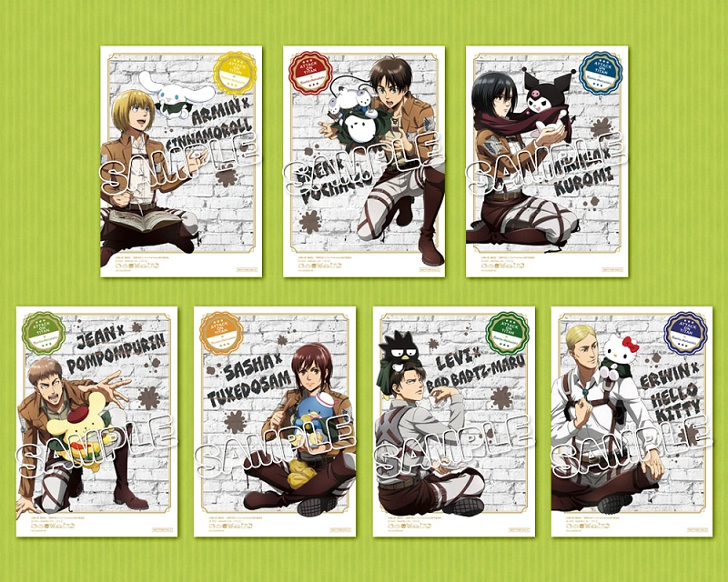 サンリオ】進撃の巨人とサンリオがコラボした限定グッズが登場！販売
