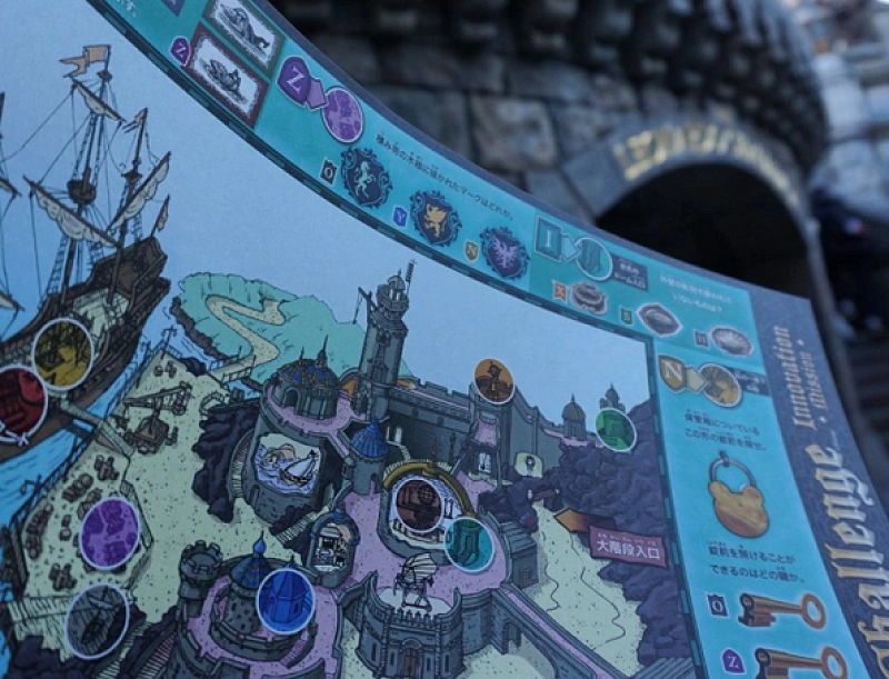 TDSジオラマップ ミラコスタ　メディテレーニアンハーバー TDS/ジオラマップ/①メディテレーニアンハーバー 東京ディズニー