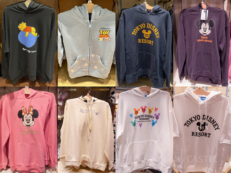 【2026】ディズニーパーカー全種まとめ！ランド&シーで買えるパーカーを全種類チェック！