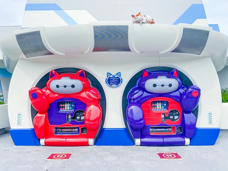 新エリア】ベイマックスの新しい自動販売機が登場