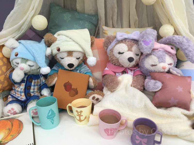 ダッフィー＆フレンズ クリスマス ぬいぐるみバッジ タペストリー フルセット ダッフィー＆フレンズ クリスマス ぬいぐるみバッジ